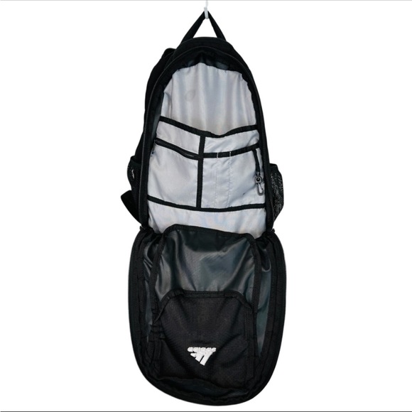 Adidas Classic Black Dillion Unisex Youth Adjustable Strap Backpack - Picture 5 of 9